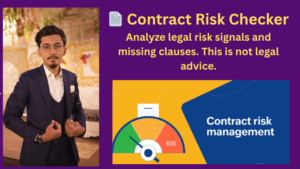 📄 Contract Risk Checker