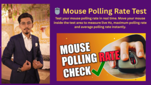 🖱️ Mouse Polling Rate Test