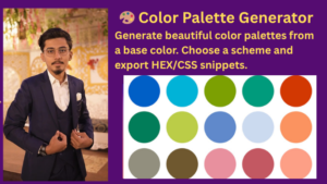 🎨 Color Palette Generator