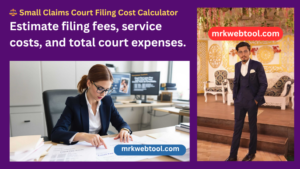 ⚖️ Small Claims Court Filing Cost Calculator (By State)