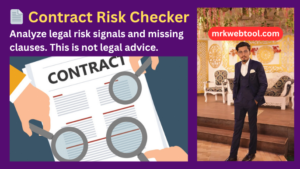 📄 Contract Risk Checker