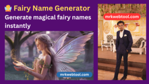 🧚 Fairy Name Generator 