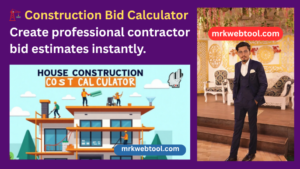 ๐ Construction Bid Calculator