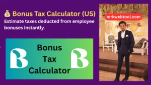 ๐ฐ Bonus Tax Calculator (US)