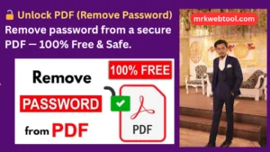 ๐ Unlock PDF (Remove Password)